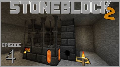 A Smeltery And Base Layout Stoneblock Modded Minecraft Youtube