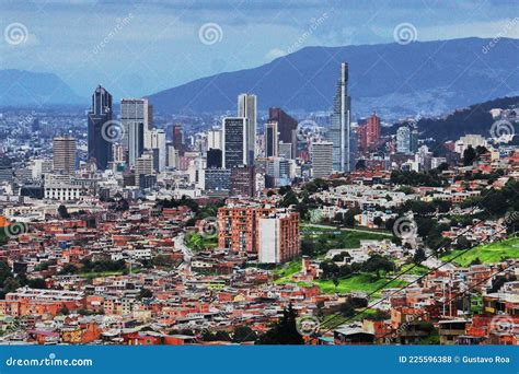 Landscape Of Downtown Bogota And Its Buildings Stock Photo Image Of