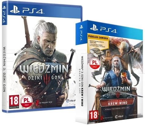 Wiedźmin 3 Dziki Gon Krew i Wino PS4 Ceny i opinie na Skapiec pl