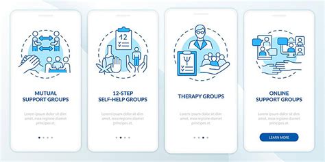 Maximizing Support Group Onboarding With Mobile App Screen Vector