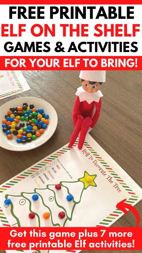 Free Printable Elf On The Shelf Games Elf Activities Elf Fun Elf On