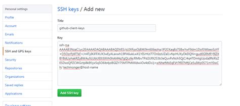 Github Ssh Key Configuration For Login Tech Monger