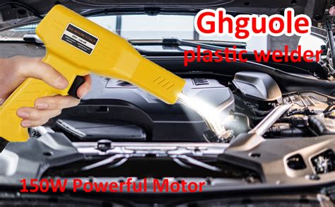 W Upgraded Plastic Welder Kit Pcs Hot Stapler Welding Machine Car Bumper Repair Kit In