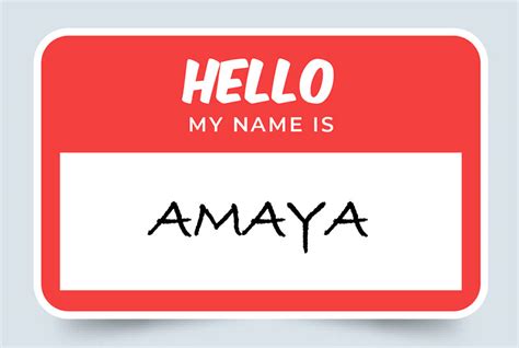 Amaya Name Meaning: Origin and Significance