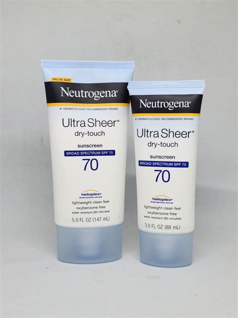 Neutrogena Ultra Sheer Sunscreen Dry Touch Beauty And Personal Care