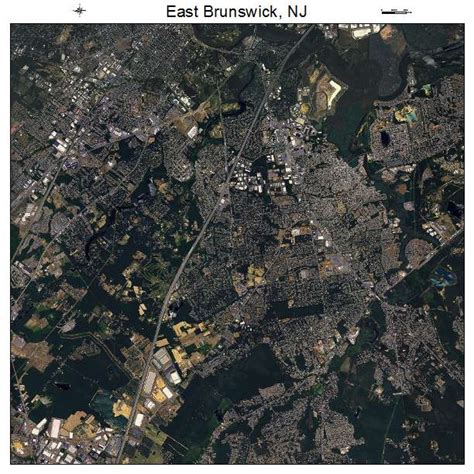 Aerial Photography Map of East Brunswick, NJ New Jersey