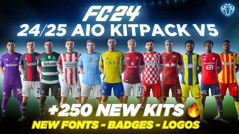 Aio Kits V Mod For Fc New Kits Fonts Badges Tu