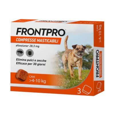 Front Pro Per Cani Da 10 25 Kg 3 Compresse Antiparassitarie FarmaPets