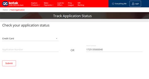 How To Track Kotak Mahindra Bank Credit Card Application Status Online