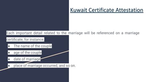 Ppt Marriage Certificate Attestation In Kuwait Powerpoint