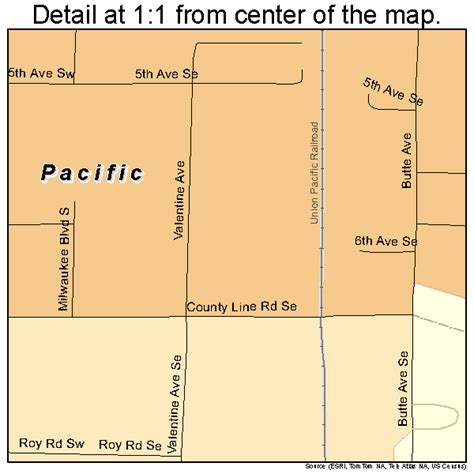 Pacific Washington Street Map 5352495