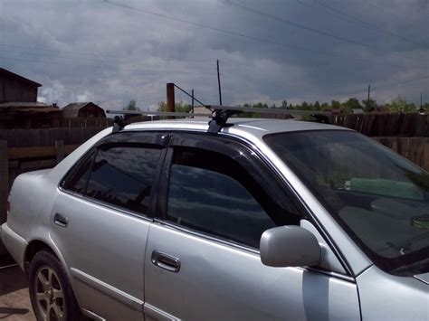 Рейлинги ( планки багажника) — Toyota Corolla (110), 1,5 л, 1999 года ...