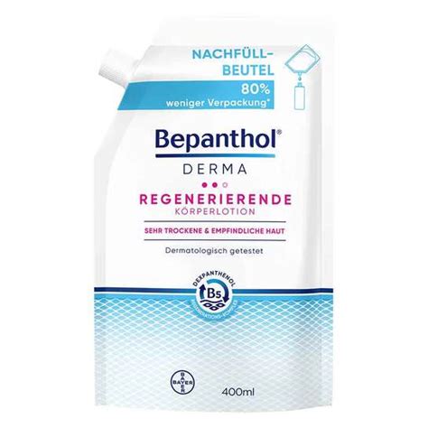 Bepanthol Derma Regenerierende K Rperlotion Nachf Llbeutel X Ml Bei