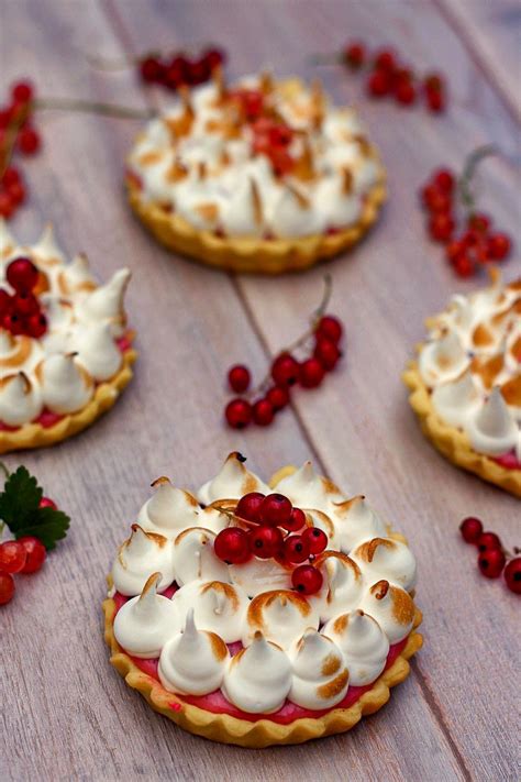 Tarte aux groseilles meringuée Amandine Cooking