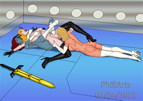 Emma Frost Mystique Submiting Magik By Phillarts Hentai Foundry