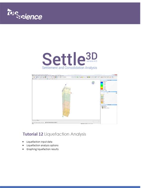 Tutorial 12 Liquefaction Analysis | PDF | Earthquakes | Applied And ...