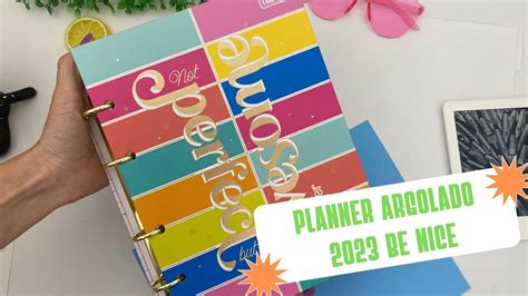 PLANNER 2023 ARGOLADO BE NICE TILIBRA SCHUSTER PAPELARIA Tilibra