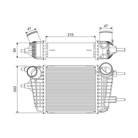 Valeo Ladeluftk Hler Turbok Hler Passend F R Nissan Micra Note