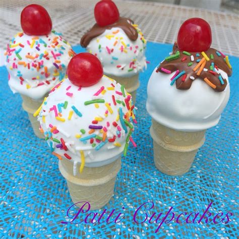 Ice Cream Cone Cake Pops