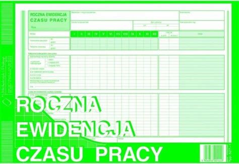 Michalczyk I Prokop Rec Roczna Ewid Czasu Pr Pracy