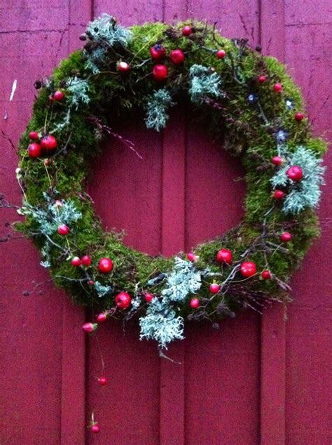 Krans till dörr eller bord wreath Julkransar Jul Kransar