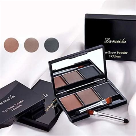 LAMEILA 3 Color Eyebrow Powder Palette Cosmetic Eye Brow Waterproof