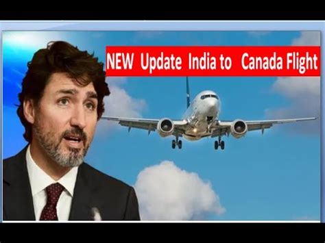 India To Canada Flight New Update Canada 3 Big News Update Canada