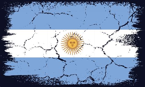 Free Vector Flat Design Grunge Argentina Flag Background 29593550 ...