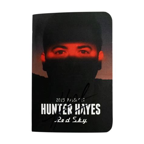 Red Sky Passport Hunter Hayes Merch