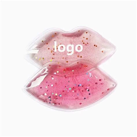 Custom Logo Reusable Personalised Lip Coolers Ice Gel Reusable Hot And