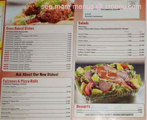 Online Menu of I Love NY Pizza Restaurant, Cameron, North Carolina ...