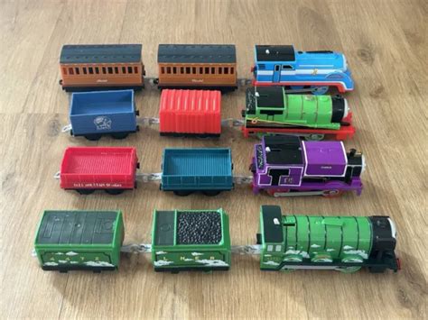 Thomas The Tank Engine And Friends Trackmaster Motorized Train S Bundle X 4 Eur 35 38 Picclick Fr