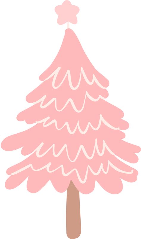 Pink Christmas tree 29604485 PNG