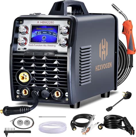 Hzxvogen A Aluminum Mig Welder In Gas Gasless Stick Lift Tig