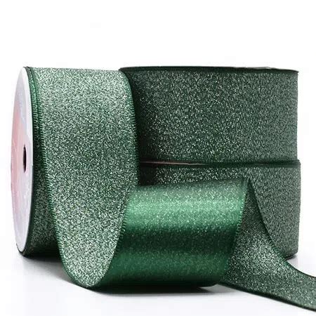 Fita Presente Cetim Lurex Cinderela Verde Amazonas 150 38mm N9 Rolo 10