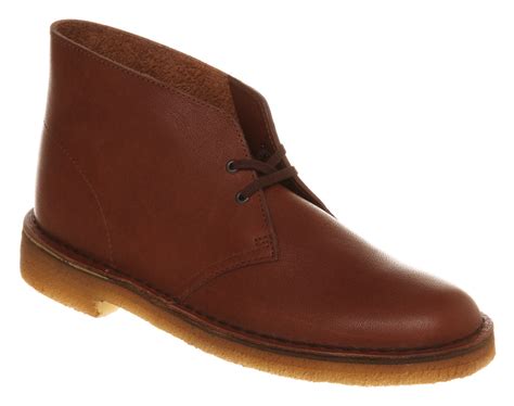 Clarks Desert Boot Brown Vintage Leather In Brown For Men Lyst