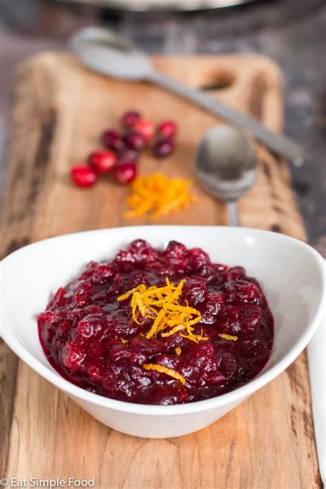 Easy Cranberry Orange Sauce Relish Recipe And Video Eat Simple Food