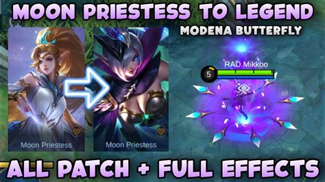 Updated Miya Moon Priestess To Legend Skin Script All Patch Full