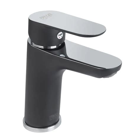 Miscelatore Lavabo Senza Scarico Cromo E Nero Opaco Lively