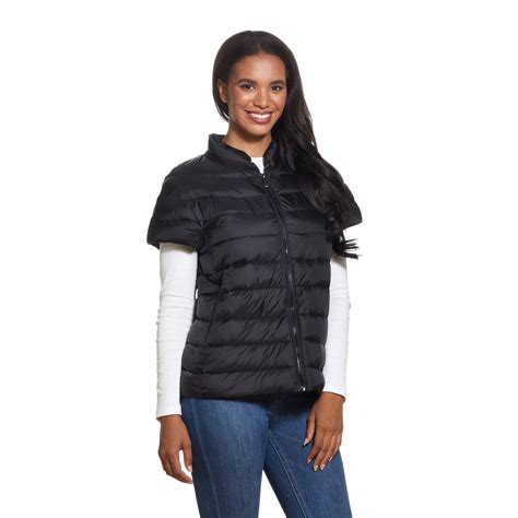 Short Sleeve Quilted Down Puffer Vest In 2022 Womens Puffy Vest