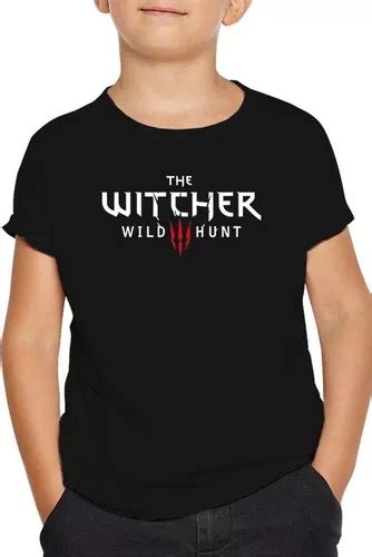 Polera Negra Niño O Niña The Witcher 3 Wild Hunt Gamer Cuotas sin