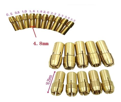 Ponteira Mandril Pinça Adaptador Broca Dremel 11pçs M8 V10 Mercado Livre