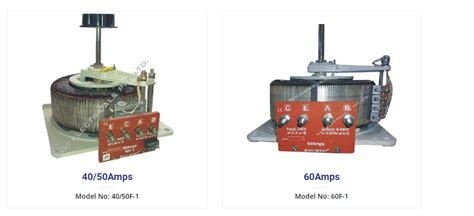 Variable Auto Transformer Single Phase 40 To 60 Amps Manufacturer