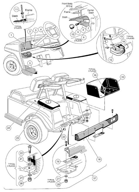 Gas Club Car Parts Diagram