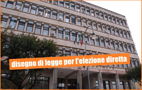 Ex Province Disegno Di Legge AllArs Per Tornare Allelezione Diretta