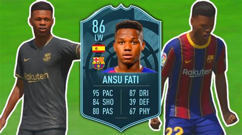 Fifa 21 Potm Ansu Fati Review 86 Player Of The Month Fati Sbc