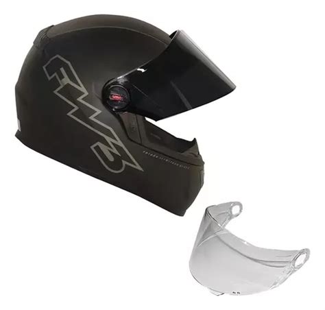 Capacete Fw Gt Classic Cor Preto Fosco Tamanho Mercadolivre