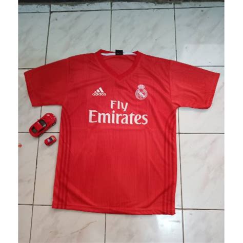 Jual Jersey Kaos Baju Bola Real Madrid Away New Lokal Shopee Indonesia