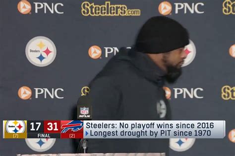 Mike Tomlin Walks Out After Question About His Steelers Future