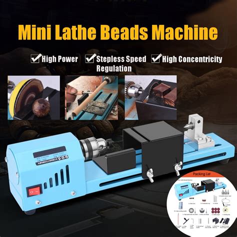 W Mini Lathe Machine Tool Diy Woodworking Wood Grandado